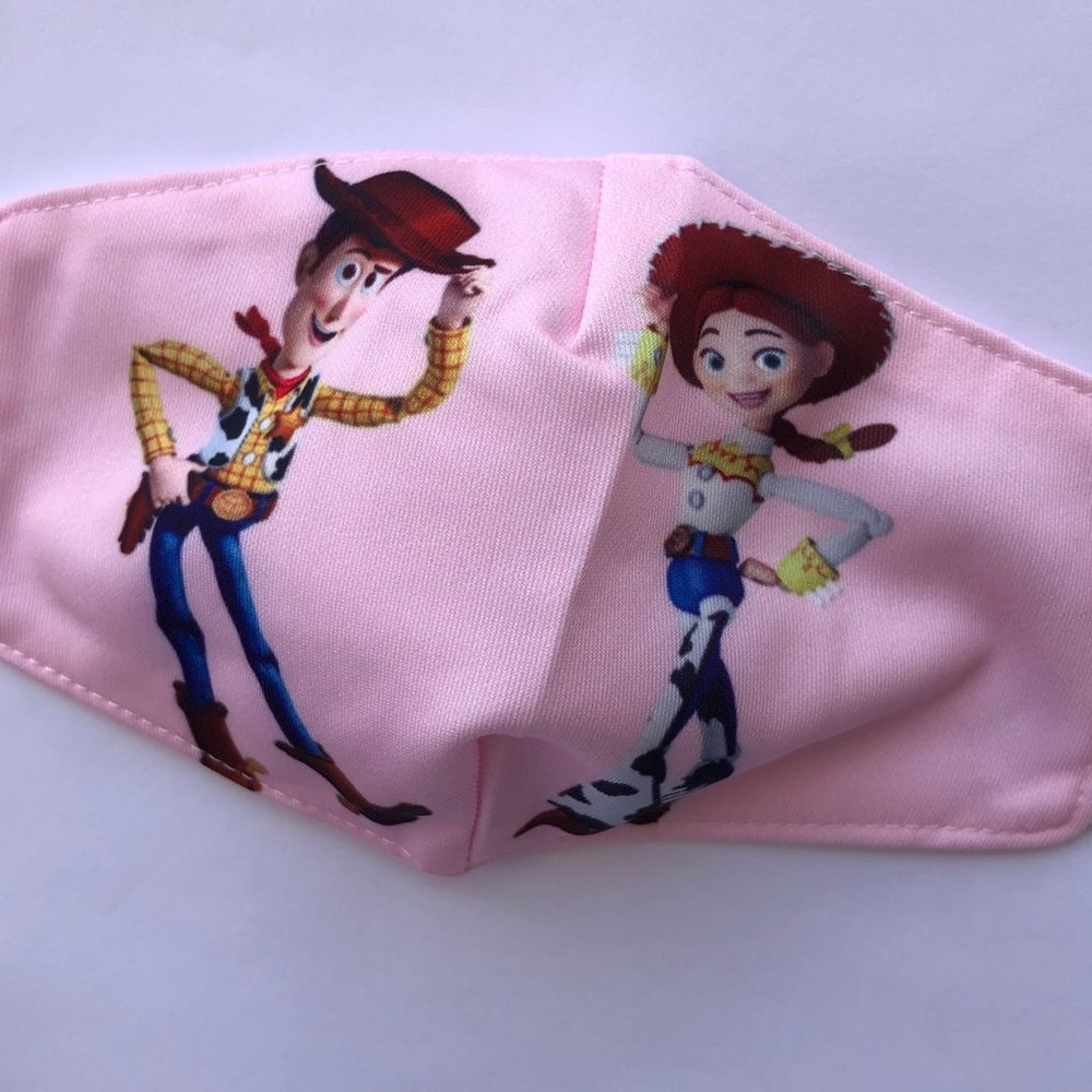 1 pc Kids face mask Toy Story Woody Jessie Forky - Picture 2 of 5